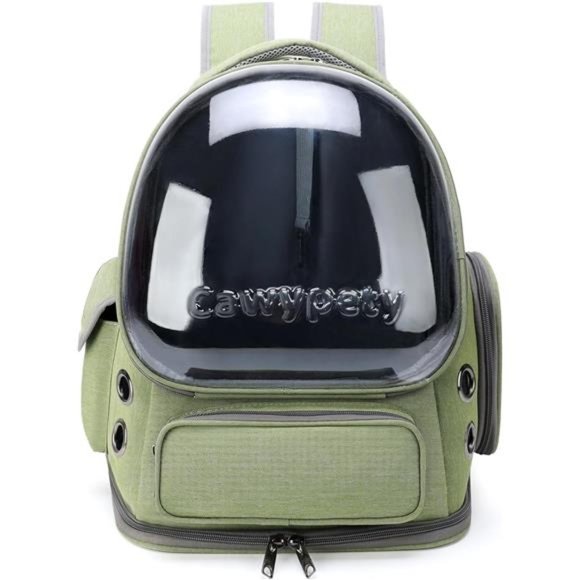 Cat Backpack Carrier, Breathable Cat Carrier Large Space Bubble Pet Backpack - Picture 1 of 7